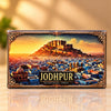 Jodhpur Blue City 3D Fridge Magnet – Mehrangarh Fort, Rajasthan