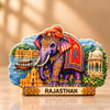 Rajasthan Royal Elephant 3D Fridge Magnet