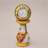 Handcrafted Marble Table Clock | Luxury Marble Analog Desk Clock