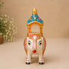 Metal Elephant with Royal Howdah Showpiece | Rajasthani Hand-Painted Decorative Elephant