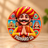 Padharo Sa Rajasthani 3D Fridge Magnet – Traditional Welcome