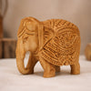Elephant Showpiece | Hand-Carved Decorative Elephant Statue | Wooden Home Décor & Gift Item