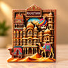 Rajasthan Royal Heritage 3D Fridge Magnet – Palace, Camel & Traditional Turban