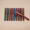 Handcrafted Mirror Work Pen and short keychain diary| Traditional Rajasthani Decorative Pen