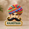 Rajasthani Turban Man Fridge Magnet