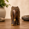 Elephant Showpiece | Hand-Carved Decorative Wooden Elephant Statue | Traditional Home Décor & Gift Item