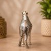 Handcrafted Silver Finish Camel Showpiece