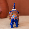 Big Metal Elephant Showpiece | Rajasthani Hand-Painted Decorative Elephant