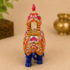 Metal Elephant Showpiece with Howdah | Traditional Rajasthani Decorative Elephant | Home Décor & Gift Item