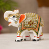 Handcrafted Marble Elephant Showpiece | White Marble Home Décor & Gift Item