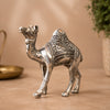 Handcrafted Silver Finish Camel Showpiece