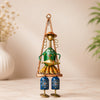 Rajasthani Metal Musician Wall Hanging Set | Traditional Handmade Home Decor