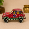 Mini Car Showpiece | Hand-Painted Decorative Wooden Car | Traditional Home Décor & Gift Item
