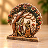 Radha Krishna Under the Divine Tree 3D Fridge Magnet – Traditional Indian Art