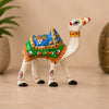 Handcrafted Rajasthani White Camel Showpiece | Traditional Camel Decor