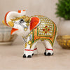 Handcrafted Marble Elephant Showpiece | White Marble Home Décor & Gift Item