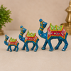 Fiber Camel Showpiece | Colorful Decorative Statue